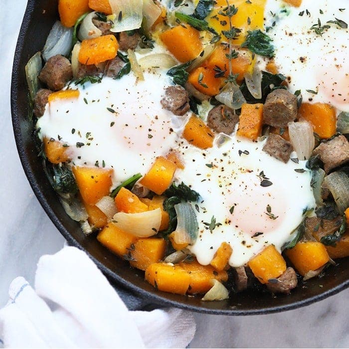 Paleo Butternut Squash Breakfast Hash: High-Protein Fall Meal